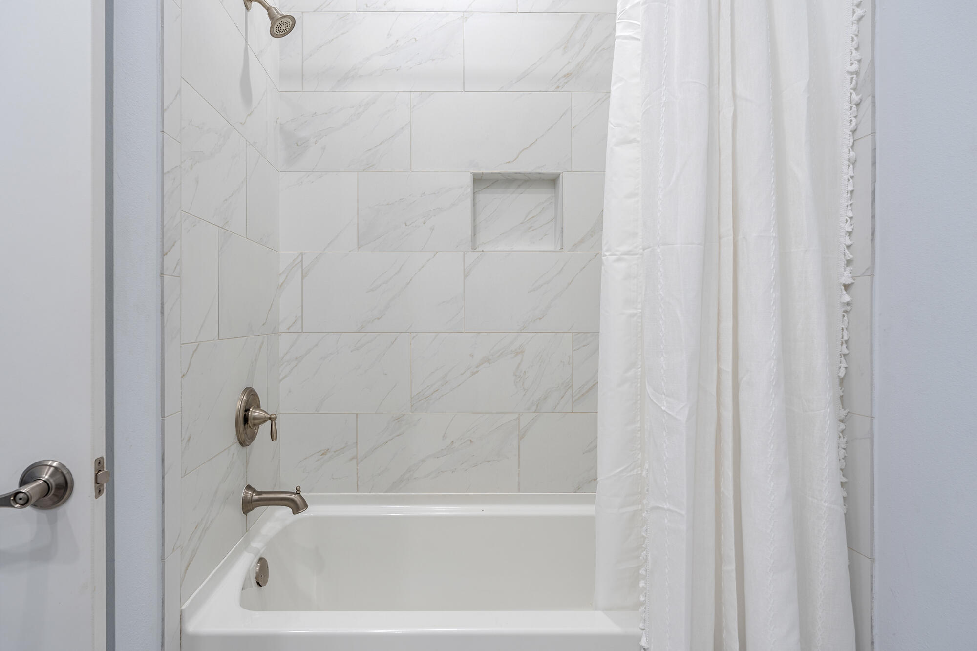 296 Milestone Dr Inlet Beach, Unit A Inlet Beach, FL 32461 - Photo 22 of 41 a bathroom with a shower