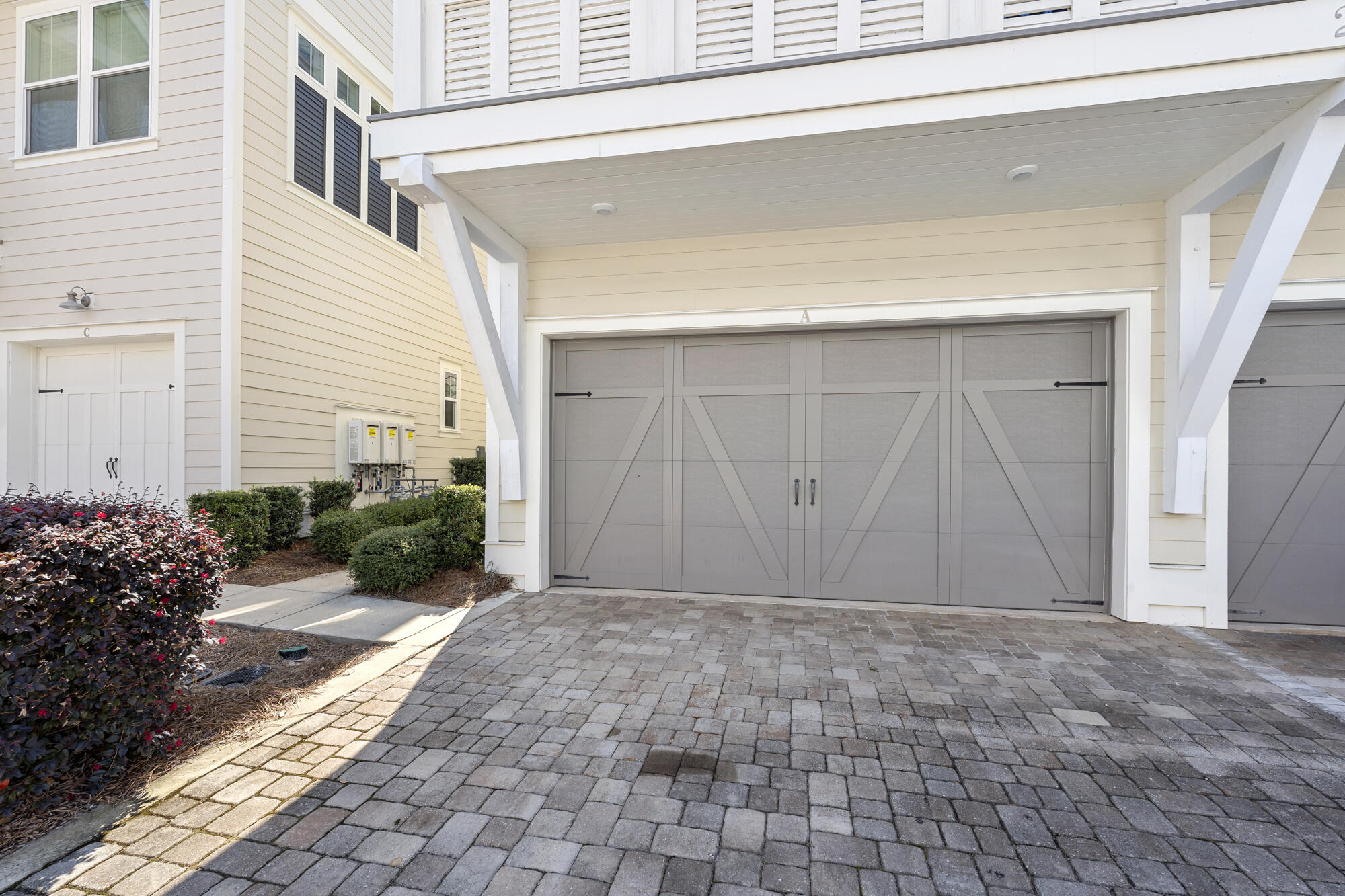 296 Milestone Dr Inlet Beach, Unit A Inlet Beach, FL 32461 - Photo 39 of 41 a view of backyard with potted plants