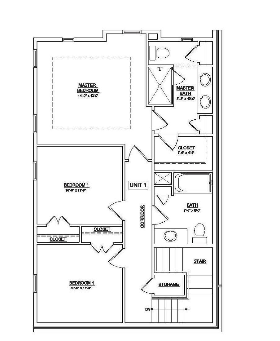 296 Milestone Dr Inlet Beach, Unit A Inlet Beach, FL 32461 - Photo 41 of 41 2nd Floor Floorplan