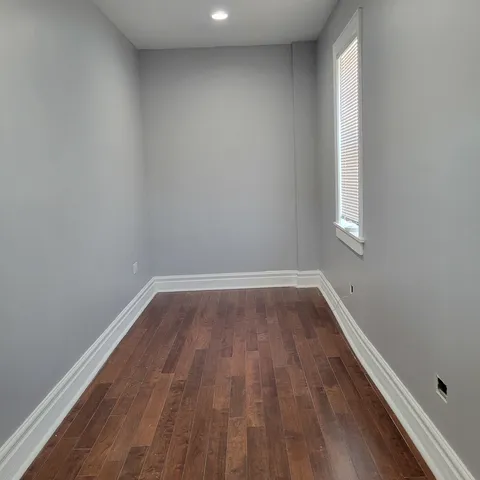 a view of wooden floor in a room