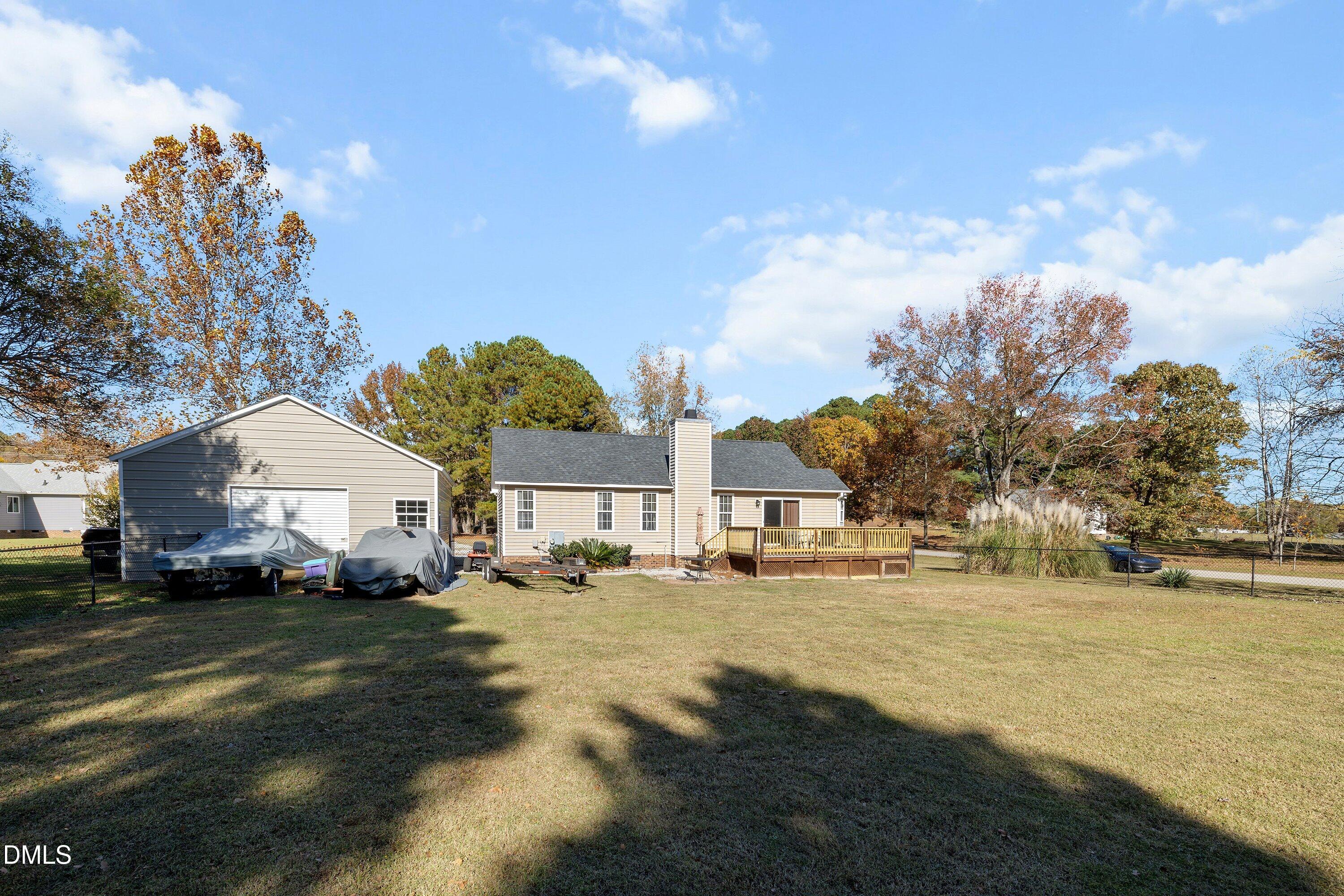 1333 Honeycutt Road Willow Spring, NC 27592 - Photo 24 of 26 Back yard