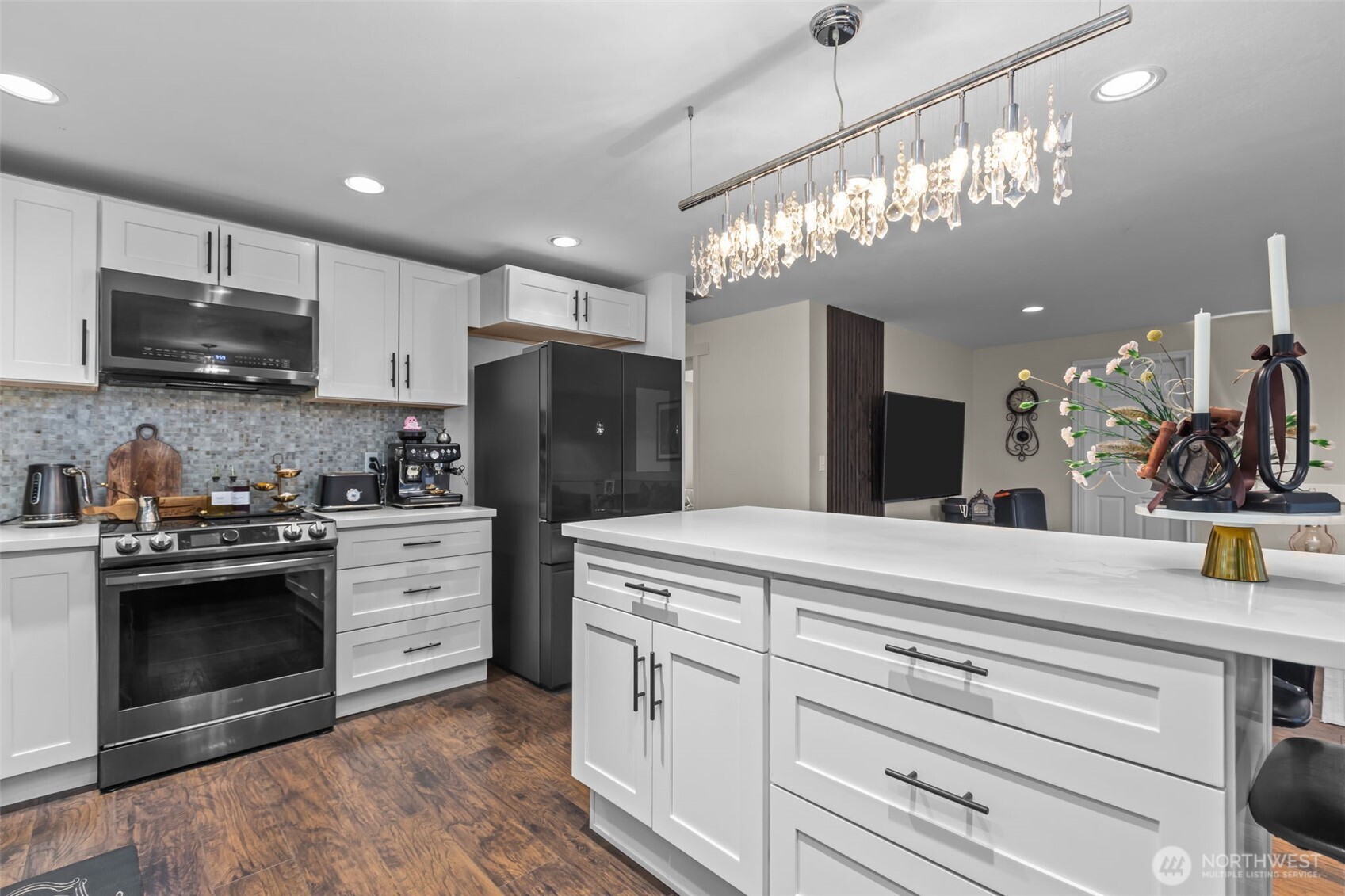 1073 Southwest 326th Street Federal Way, WA 98023 - Photo 6 of 31 a kitchen with kitchen island a sink stainless steel appliances and cabinets