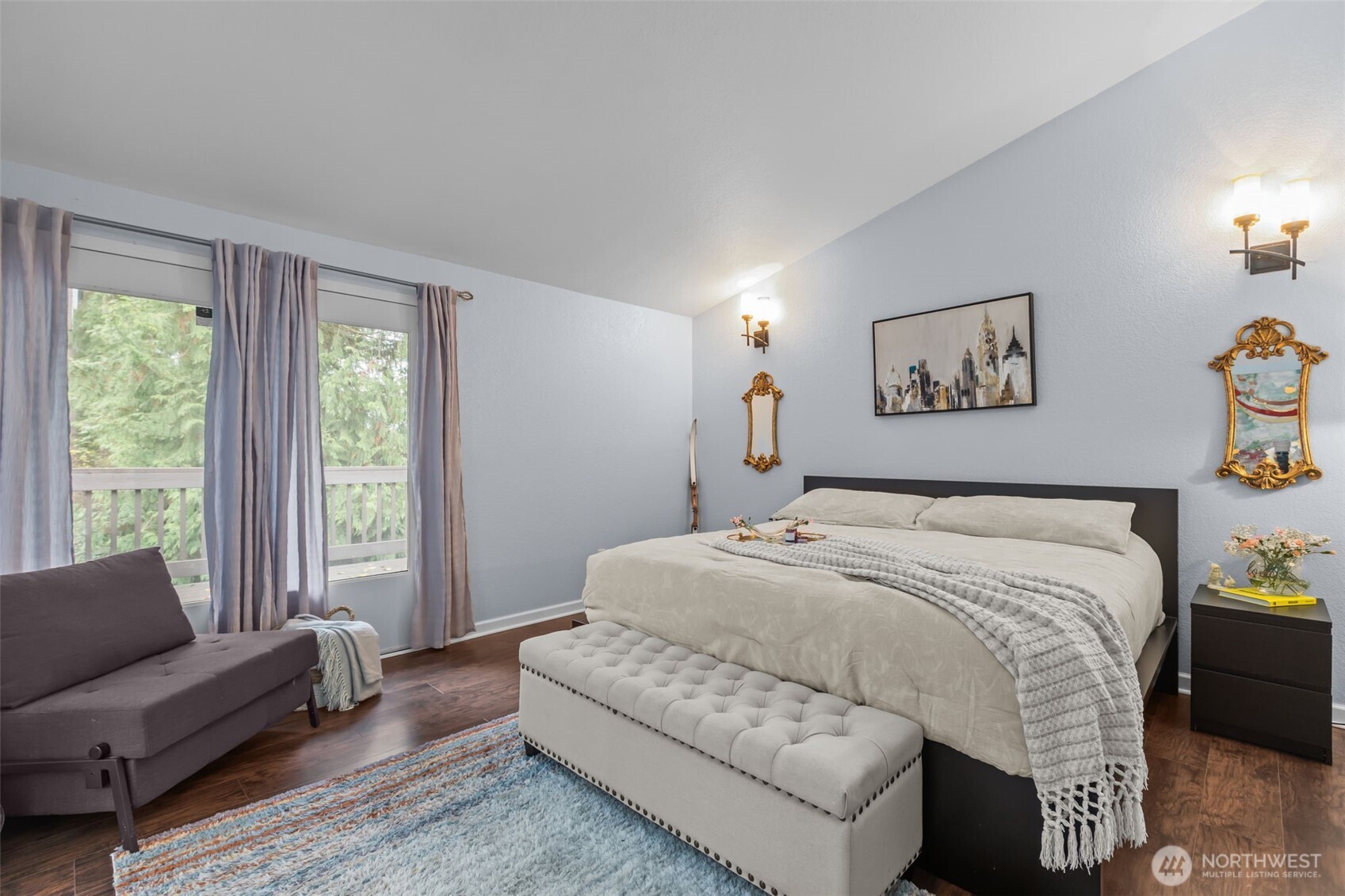 1073 Southwest 326th Street Federal Way, WA 98023 - Photo 8 of 31 a bedroom with a bed and a couch