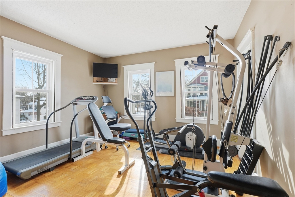 30-32 Walnut Street Maynard, MA 01754 - Photo 24 of 38 a view of a room with gym equipment