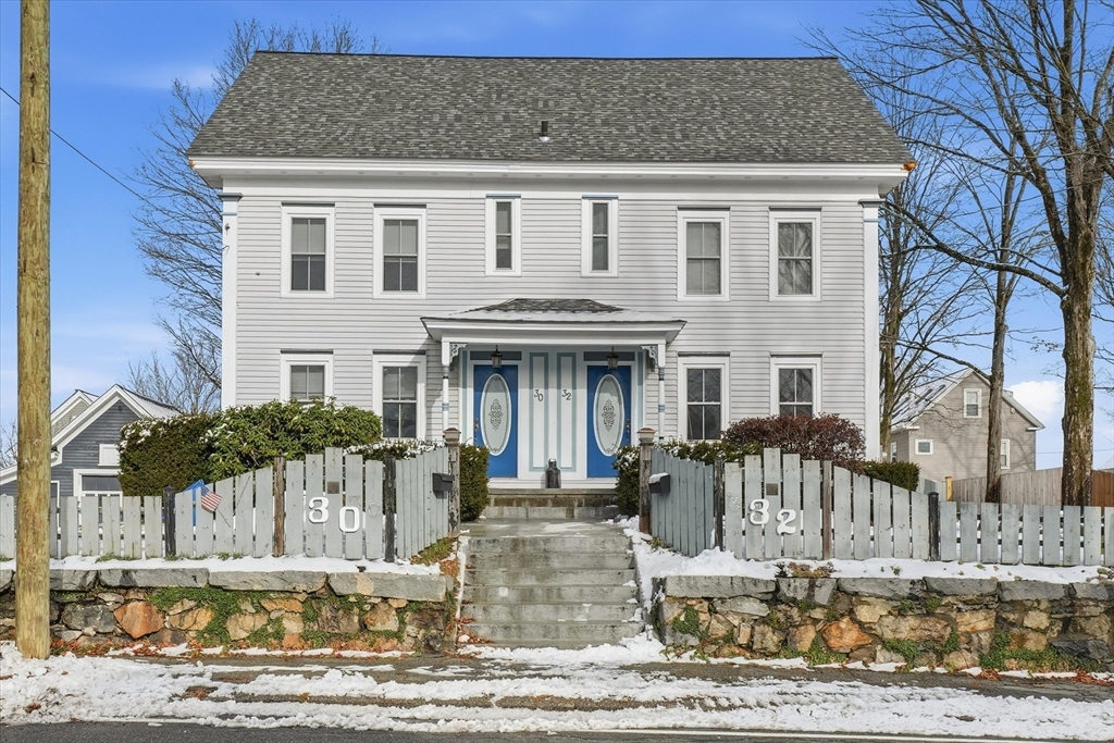 30-32 Walnut Street Maynard, MA 01754 - Photo 38 of 38 a front view of a house