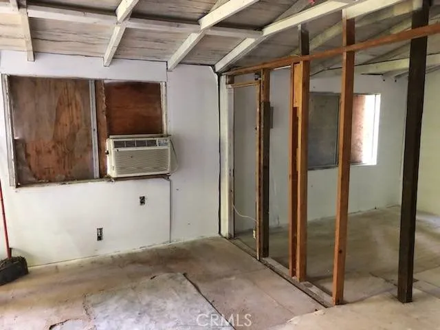 a view of a storage room