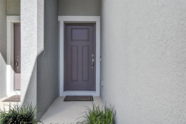 a view of front door