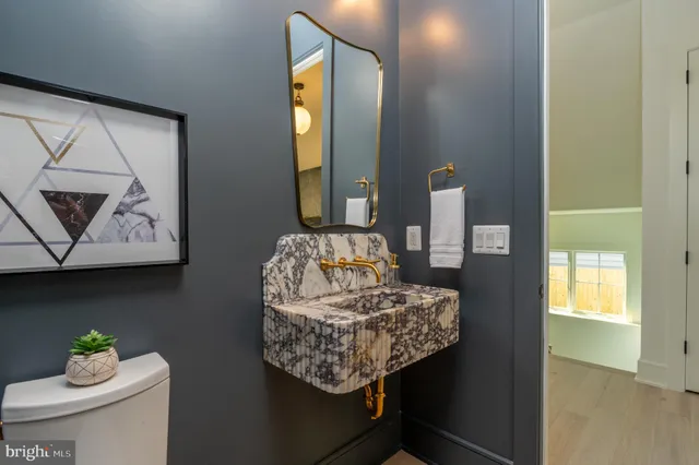 a close view of a sink and a kitchen