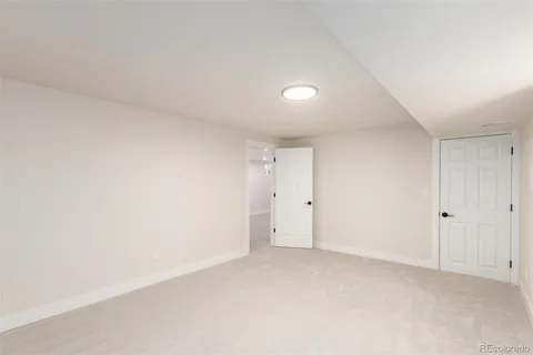 a view of an empty room