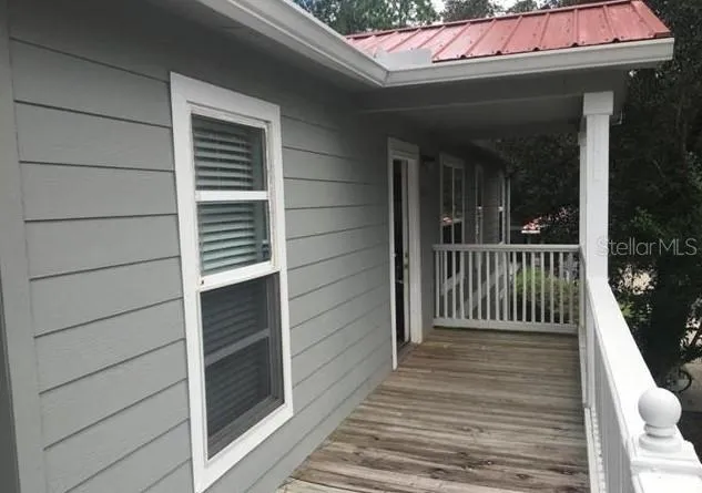 a view of a house with a window