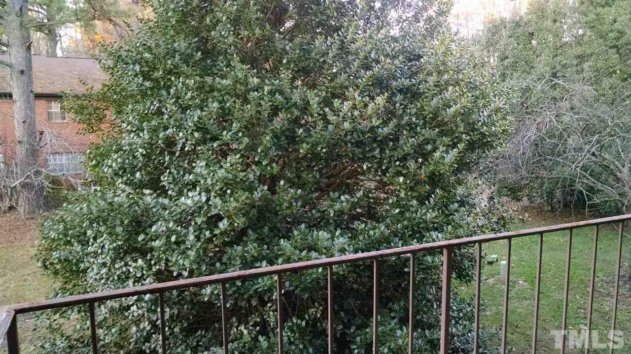 5808 Falls Of Neuse Road, Unit D Raleigh, NC 27609 - Photo 3 of 6 a balcony with wooden fence