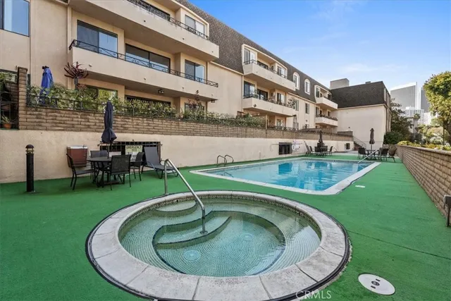 a view of a house with a swimming pool