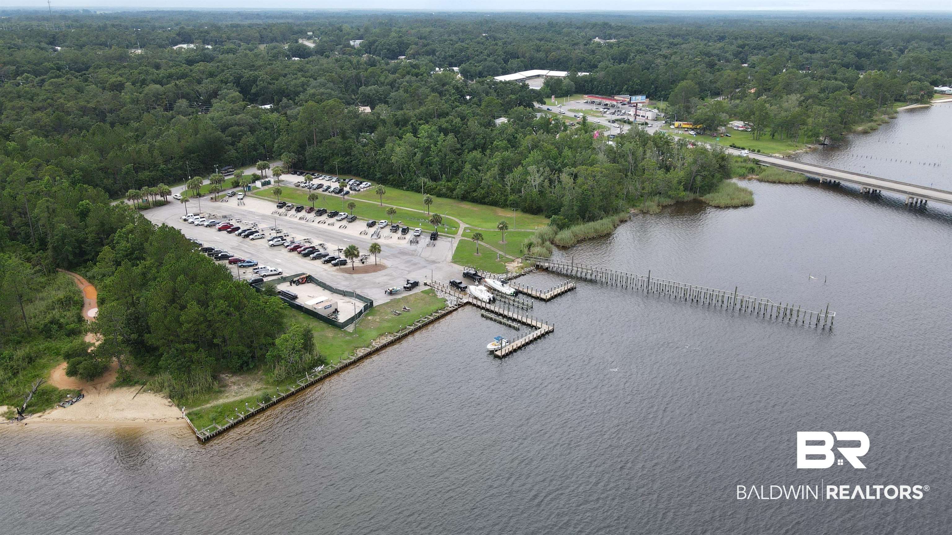 10257 Lyttleton Loop Lillian, AL 36549 - Photo 27 of 31 View of property location featuring a large body of water and a heavily wooded area