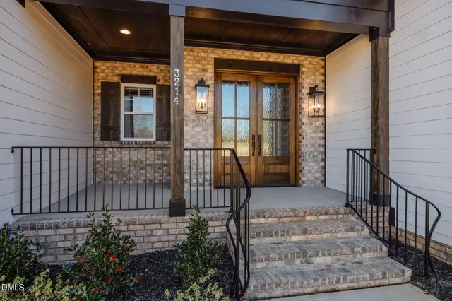 a view of a house with a patio