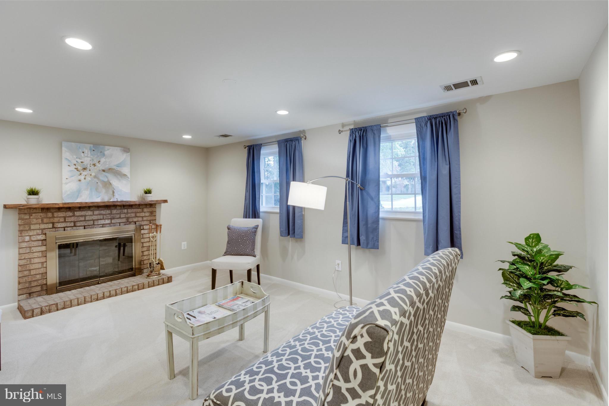 5613 Ashfield Road Alexandria, VA 22315 - Photo 22 of 30 Wood burning fireplace
