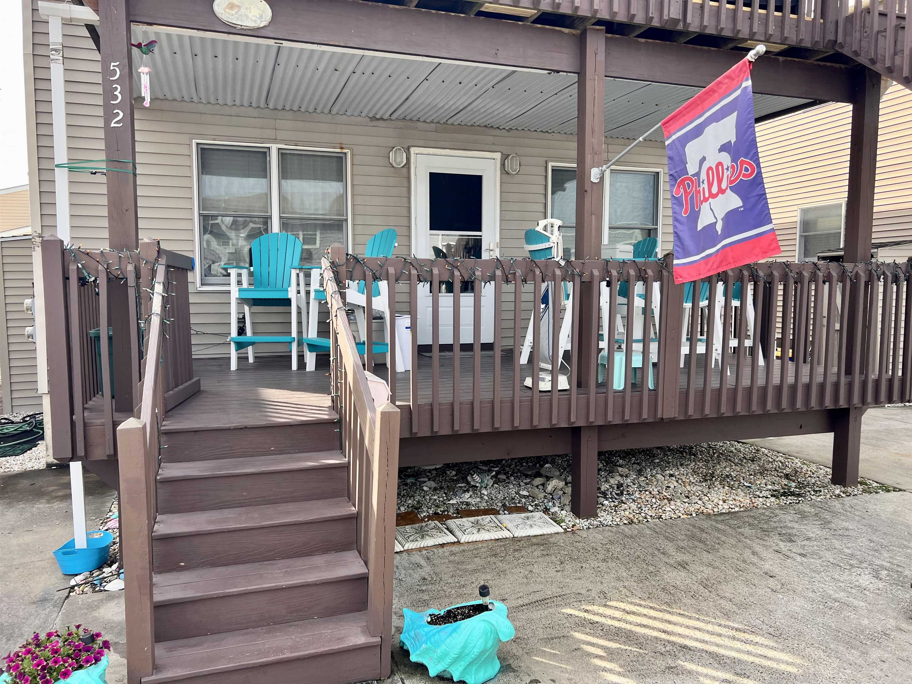 532 West Anglesea Drive, Unit A North Wildwood, NJ 08260 - Photo 21 of 28 a front view of house with deck