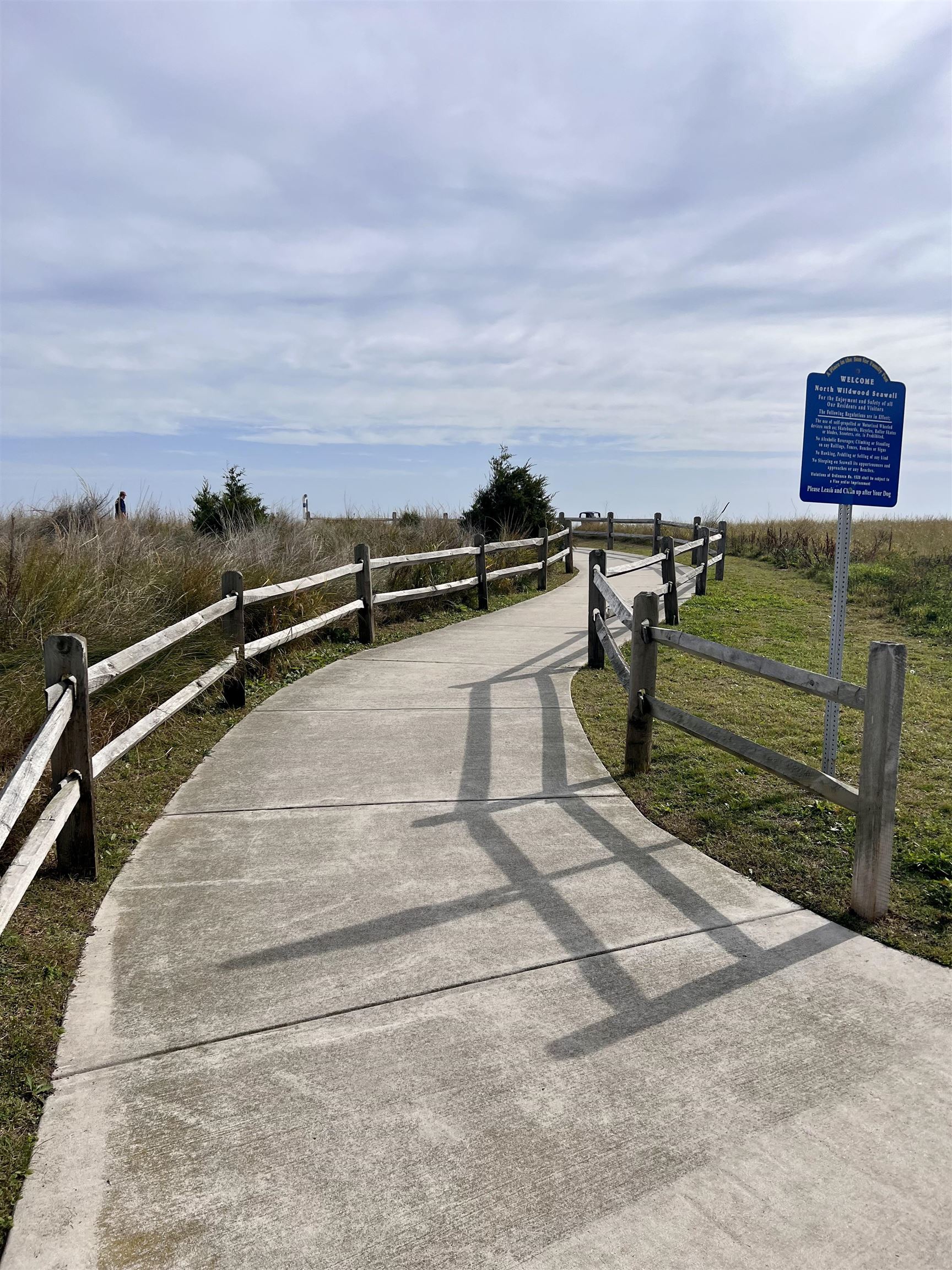 532 West Anglesea Drive, Unit A North Wildwood, NJ 08260 - Photo 28 of 28 a view of a terrace with a bench