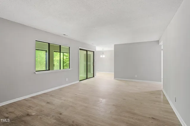 a view of an empty room with window