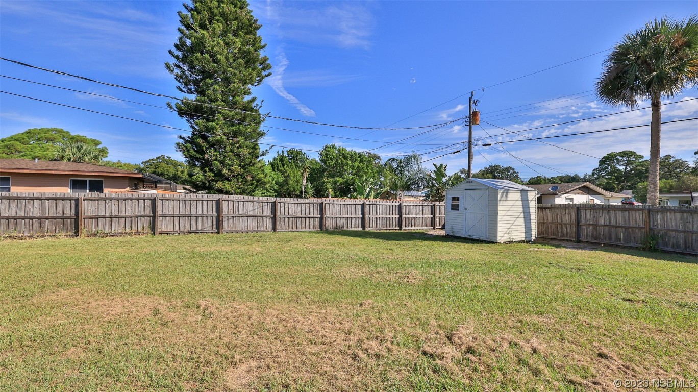1861 Evergreen Drive Edgewater, FL 32141 - Photo 30 of 31 a view of a backyard