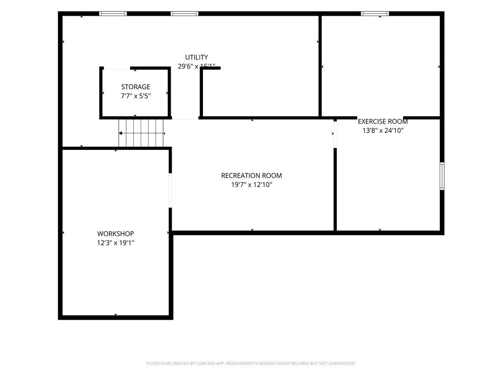 175 Longview Drive Webster, NY 14580 - Photo 47 of 47 basement floor plan with approximate measurements