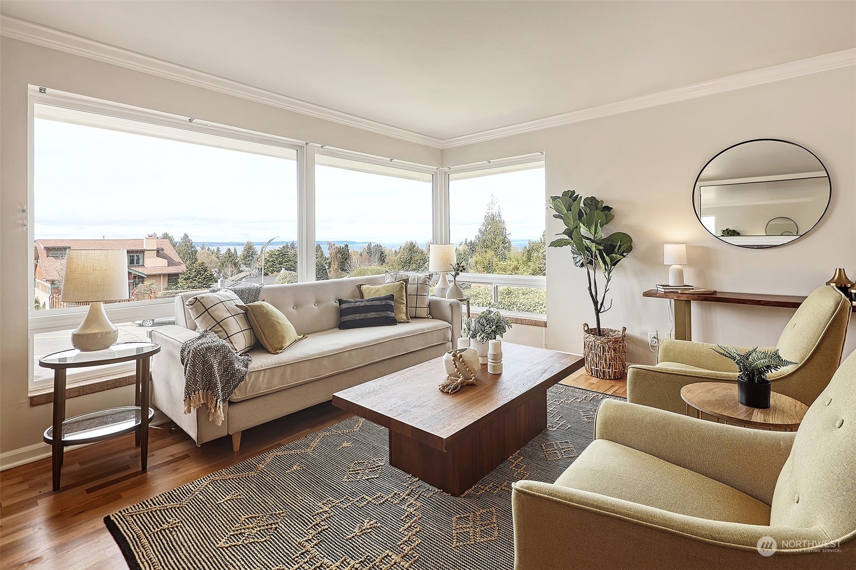 612 9th Avenue North Edmonds, WA 98020 - Photo 4 of 39 a living room with furniture and a large window