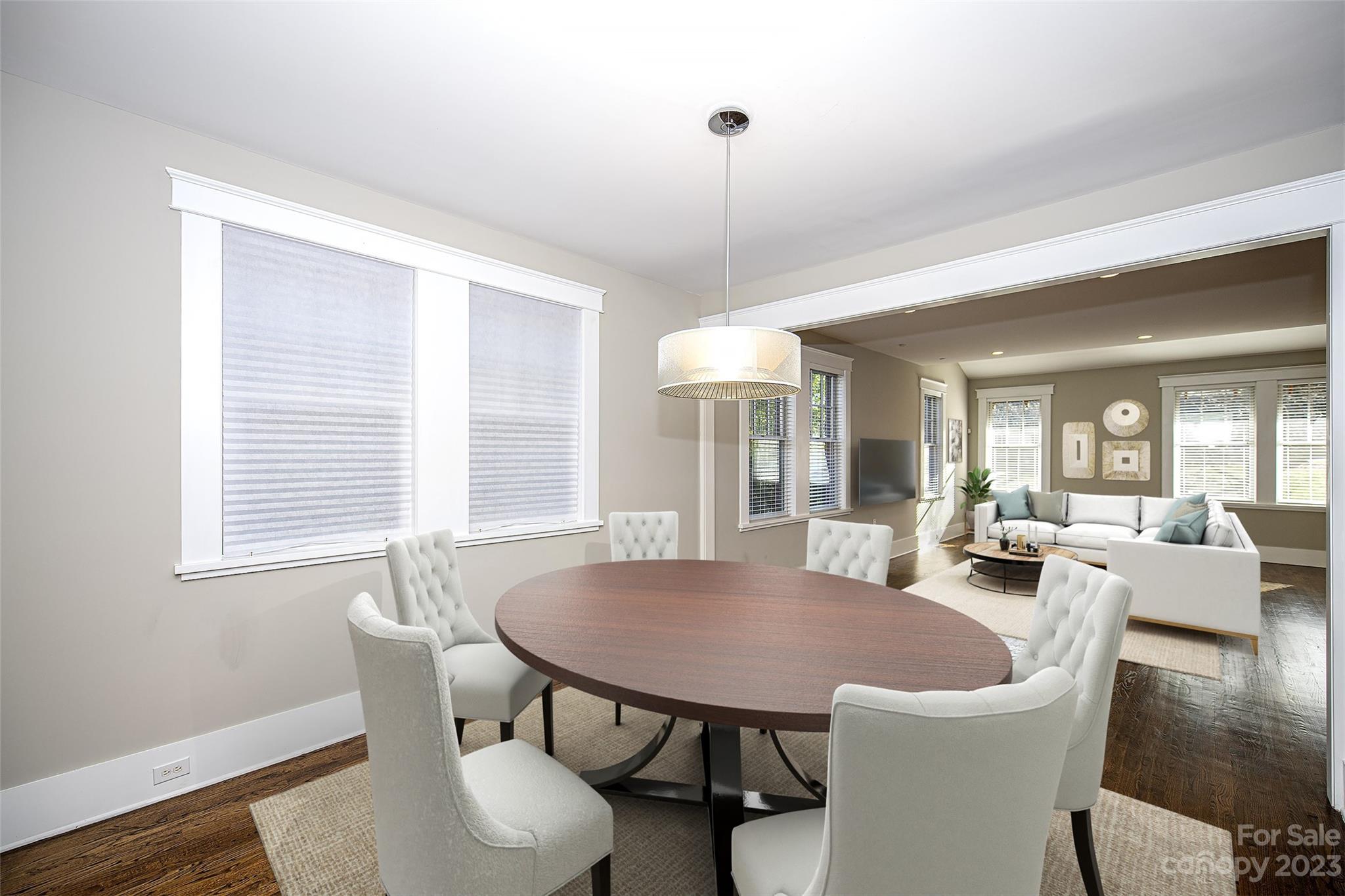 1403 Devon Drive Charlotte, NC 28209 - Photo 15 of 46 a view of a dining room with furniture