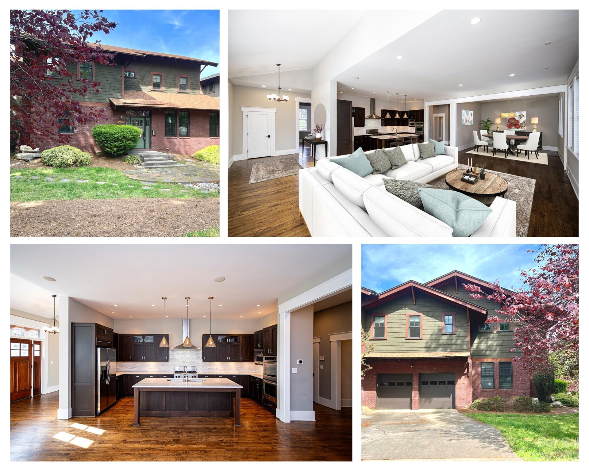1403 Devon Drive Charlotte, NC 28209 - Photo 2 of 46 a view of kitchen with kitchen island dining table and chairs
