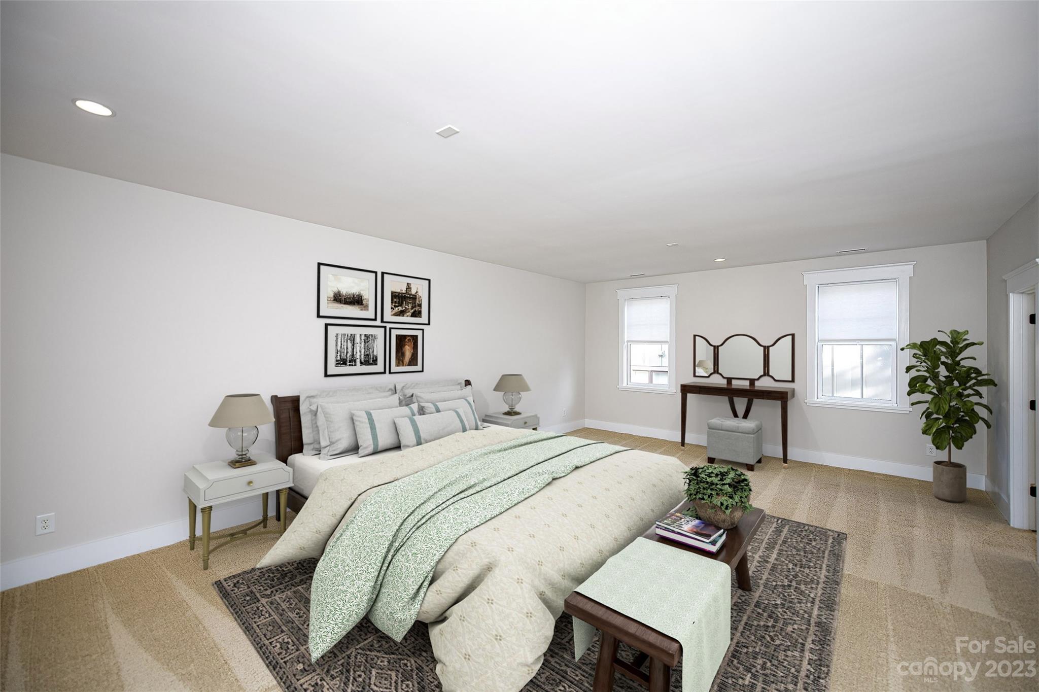 1403 Devon Drive Charlotte, NC 28209 - Photo 26 of 46 a bedroom with a bed and a table