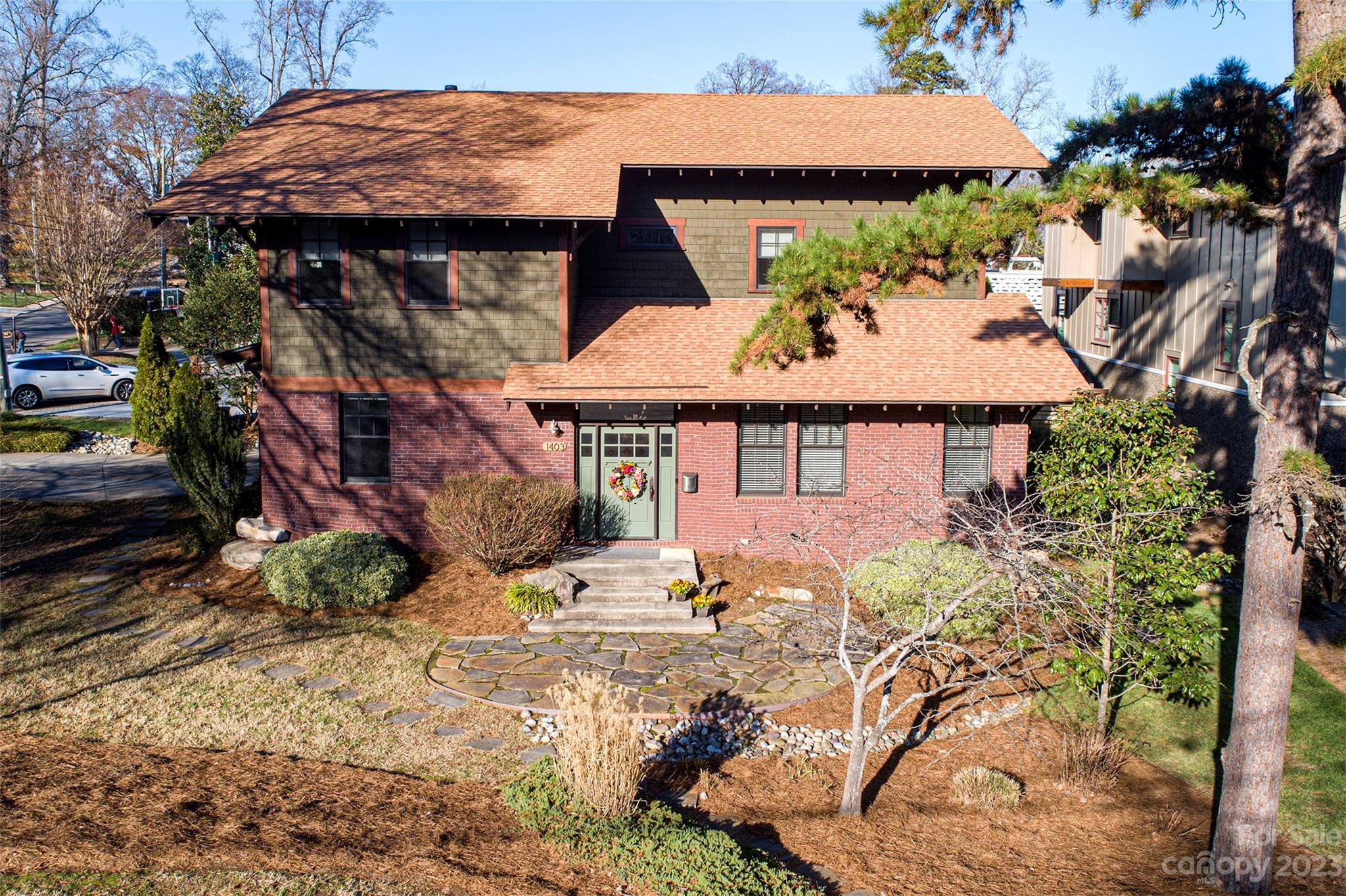 1403 Devon Drive Charlotte, NC 28209 - Photo 46 of 46 a front view of a house with a yard