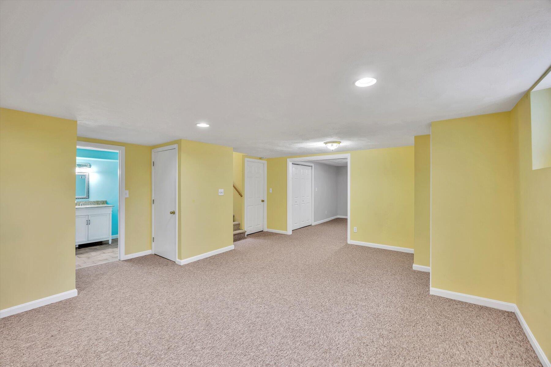 148 Belmont Road West Harwich, MA 02671 - Photo 30 of 52 Lower Level Living Space toward stairs