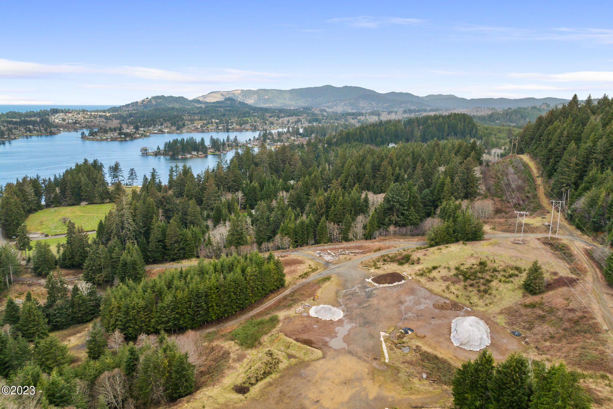 1002 Northeast East Devils Lake Road Otis, OR 97368 - Photo 6 of 7 Aerial of Lot