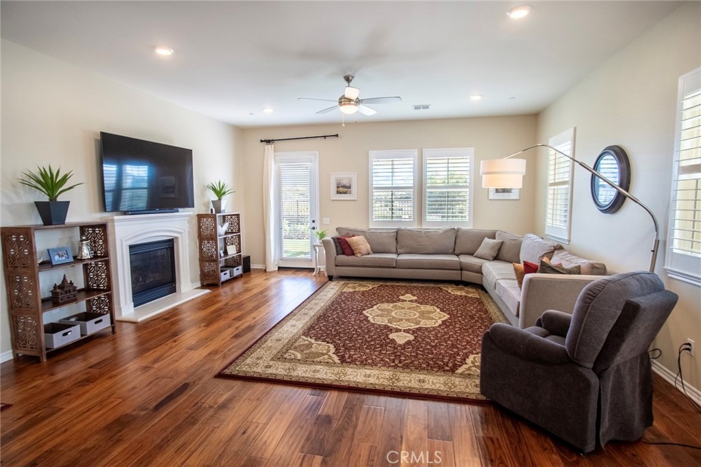 26424 Township Street Saugus, CA 91350 - Photo 3 of 72 a living room with fireplace furniture and a flat screen tv