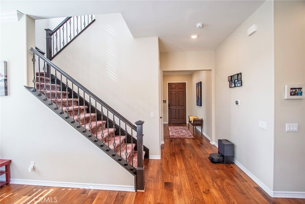 26424 Township Street Saugus, CA 91350 - Photo 8 of 72 a view of entryway and hall with wooden floor