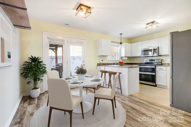 a view of a storage & utility room with a window