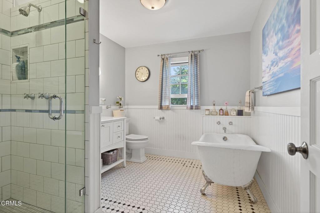 407 Magnolia Avenue Oxnard, CA 93030 - Photo 52 of 76 a bathroom with a sink toilet and shower