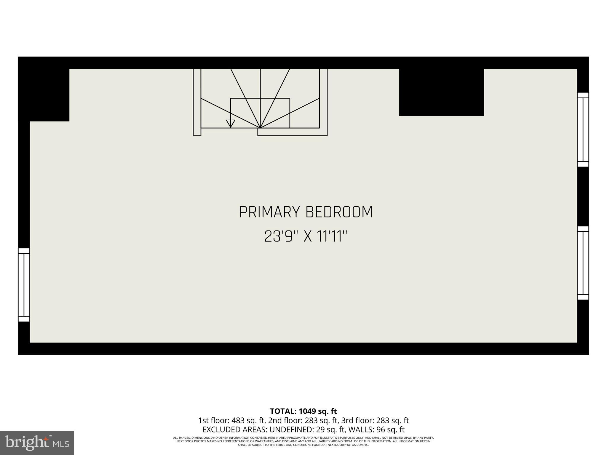 314 South Regester Street Baltimore, MD 21231 - Photo 32 of 32 third floor floorplan