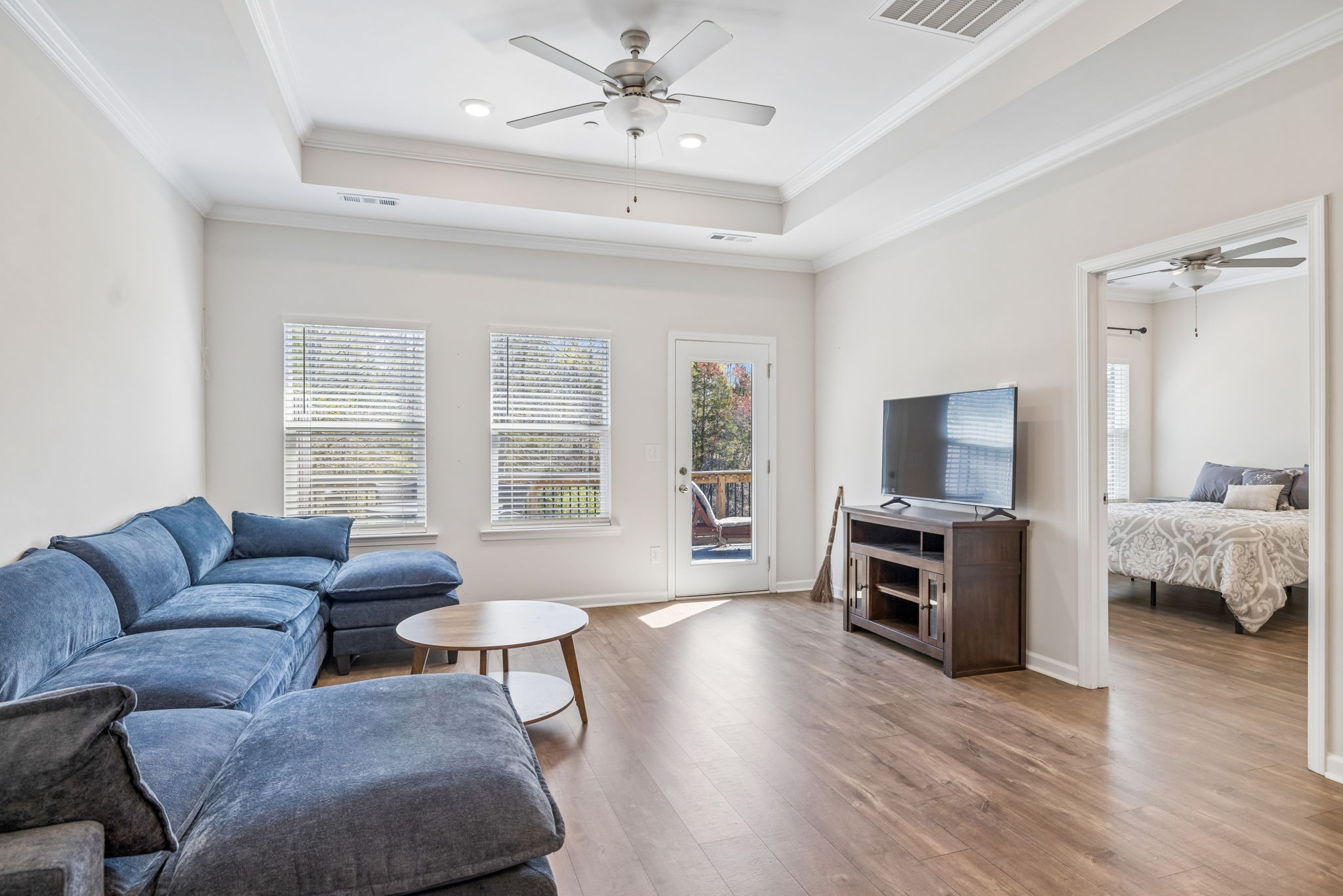 7503 Fernvale Springs Way Fairview, TN 37062 - Photo 25 of 60 a living room with furniture and a flat screen tv
