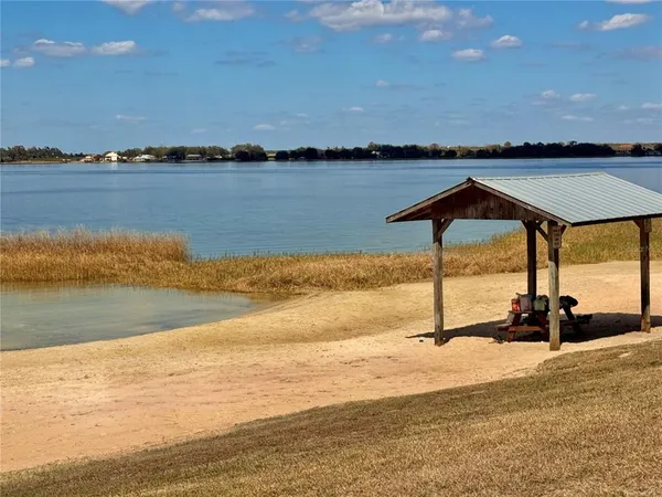 a view of an ocean and beach