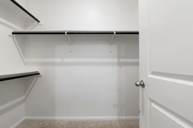 a close view of closet