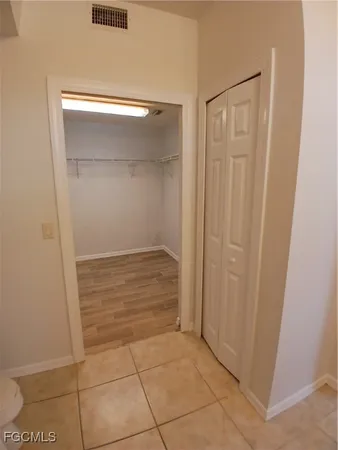 a view of an empty room