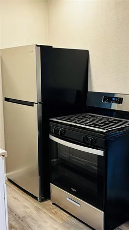 a close view of a stove top oven