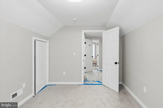 a view of an empty room