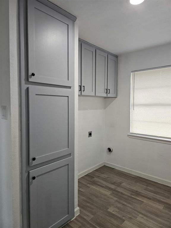 2908 Legend Road Arlington, TX 76014 - Photo 10 of 29 Laundry area featuring gray shaker cabinetry
