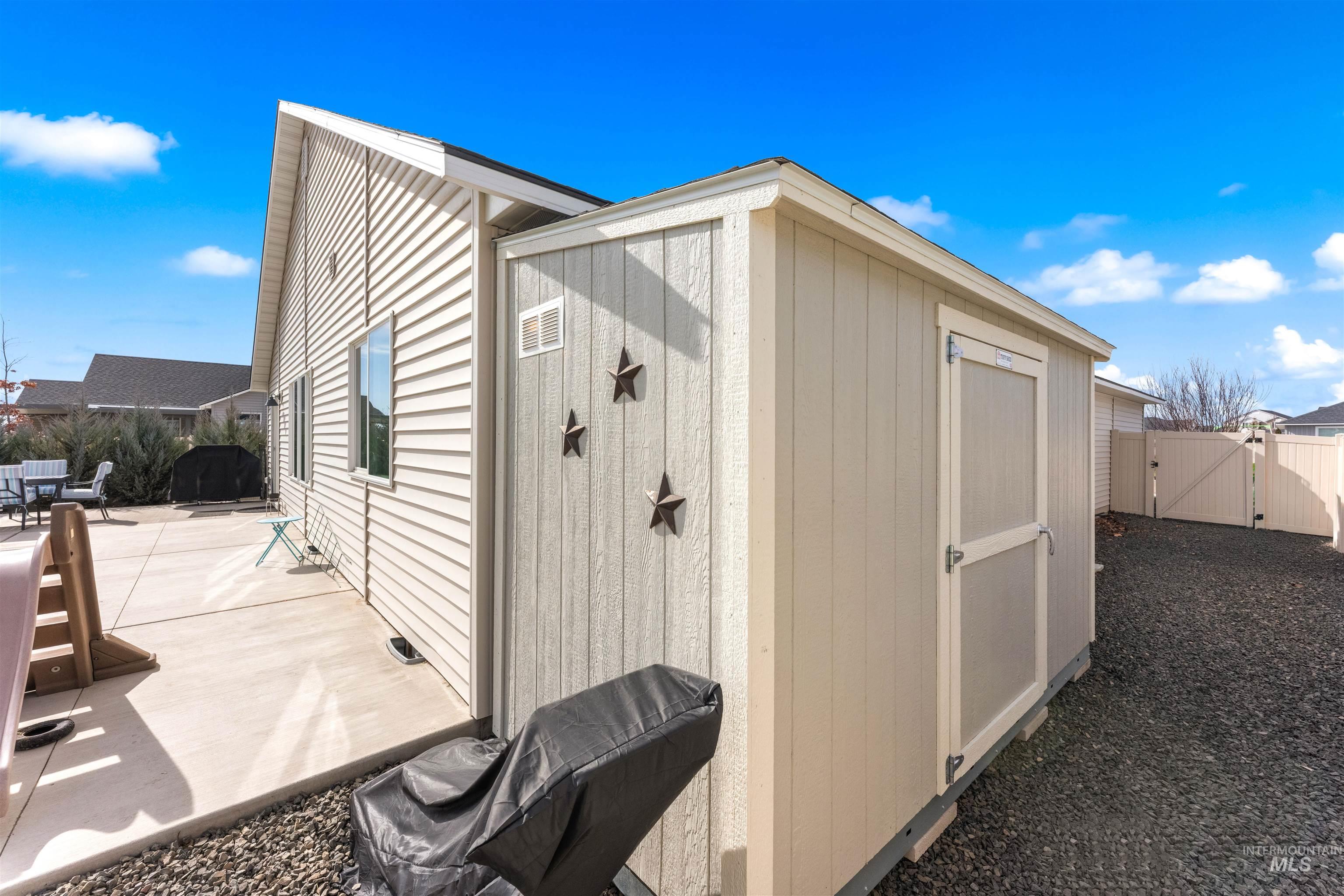 16378 Kelso Way Caldwell, ID 83607 - Photo 9 of 34 View of shed featuring a gate