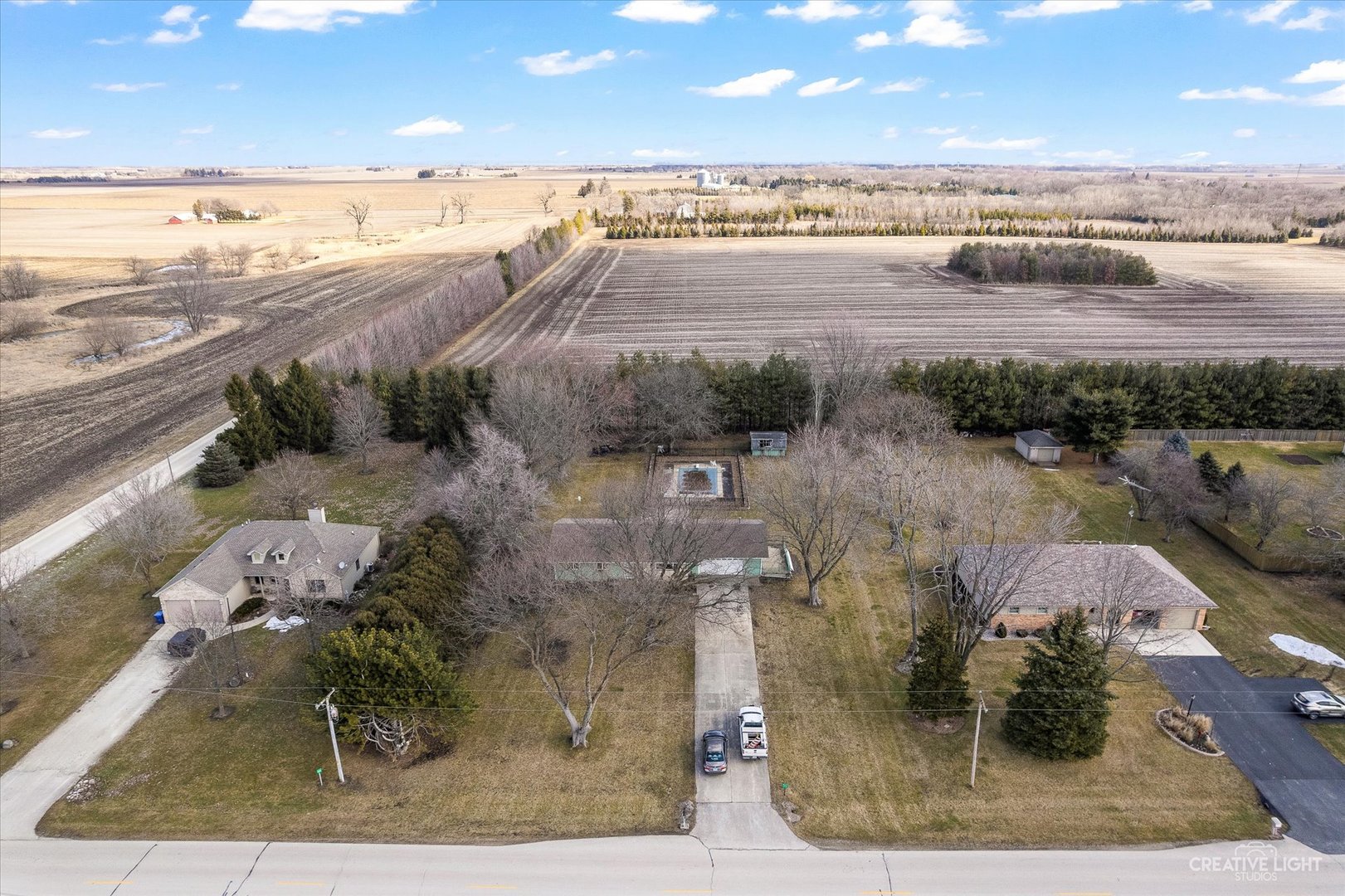 9956 Rimsnider Road Hinckley, IL 60520 - Photo 20 of 22 a view of a city and an ocean view