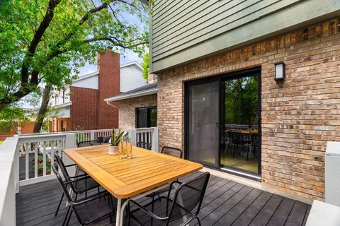 a view of two chairs in the roof deck