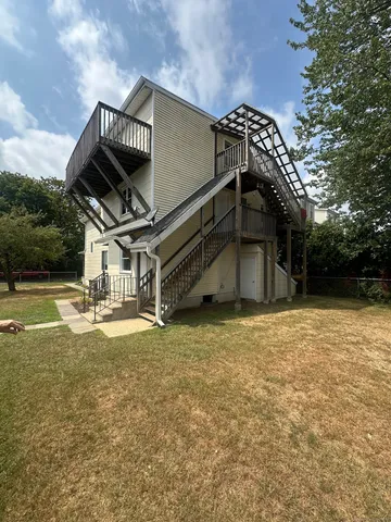 a view of a indoor basketball court