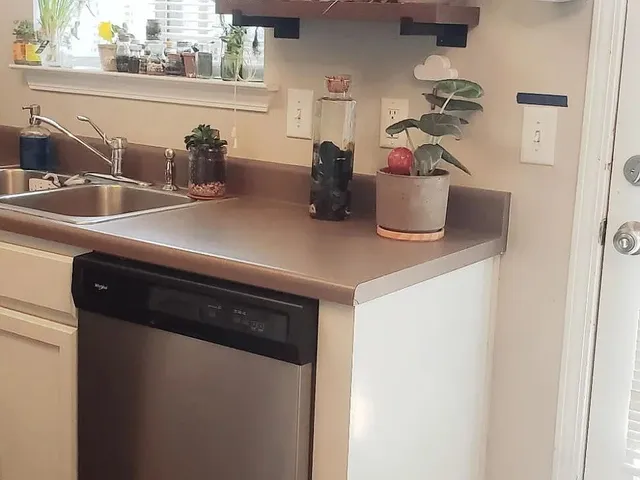 a close view of sink and natural light