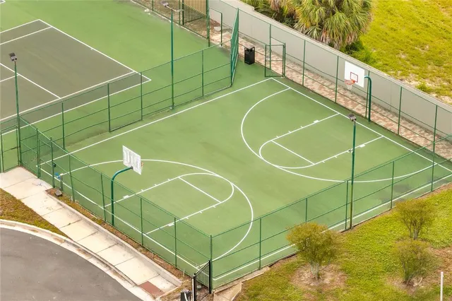a view of a tennis court