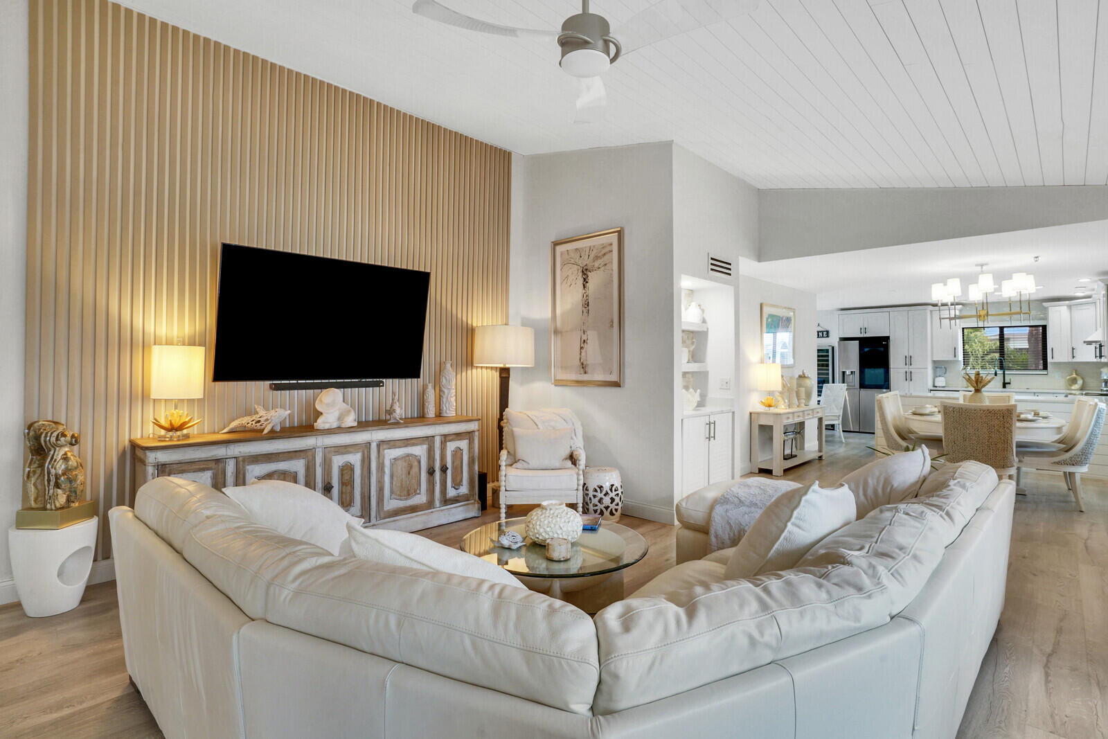 7527 Glendevon Lane, Unit 805 Delray Beach, FL 33446 - Photo 6 of 52 a living room with furniture and a flat screen tv